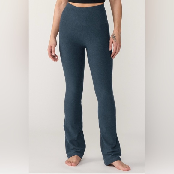 Beyond Yoga Pants - Beyond Yoga Navy Spacedye High-Waisted Practice Pants Size Small